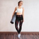 All-Over Print Yoga Leggings Vortex Pulse