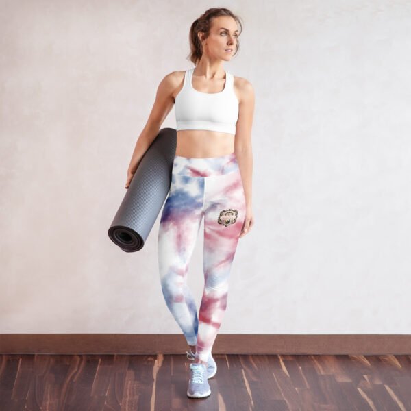 All-Over Print Yoga Leggings Celestial Cloud
