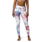 All-Over Print Yoga Leggings Celestial Cloud