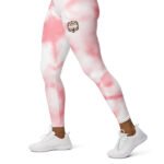 All-Over Print Yoga Leggings Pink Dawn
