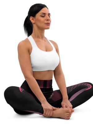 All-Over Print Yoga Leggings Vortex Pulse