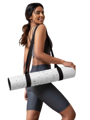 Yoga Mat White Nebula